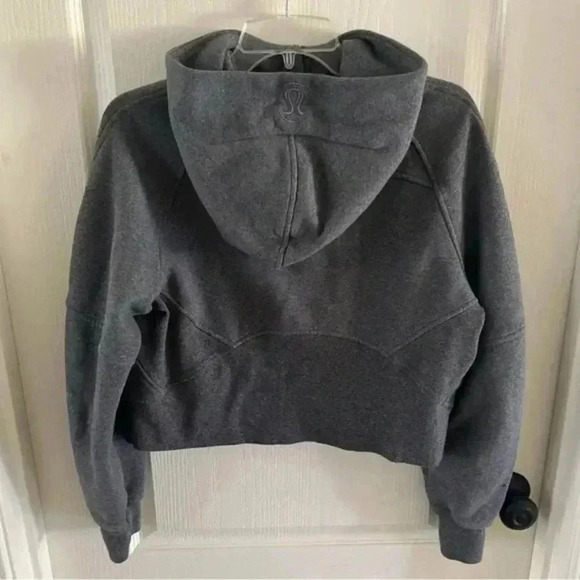 LULULEMON Gray Scuba Oversized Half-Zip Hoodie - Picture 9 of 10